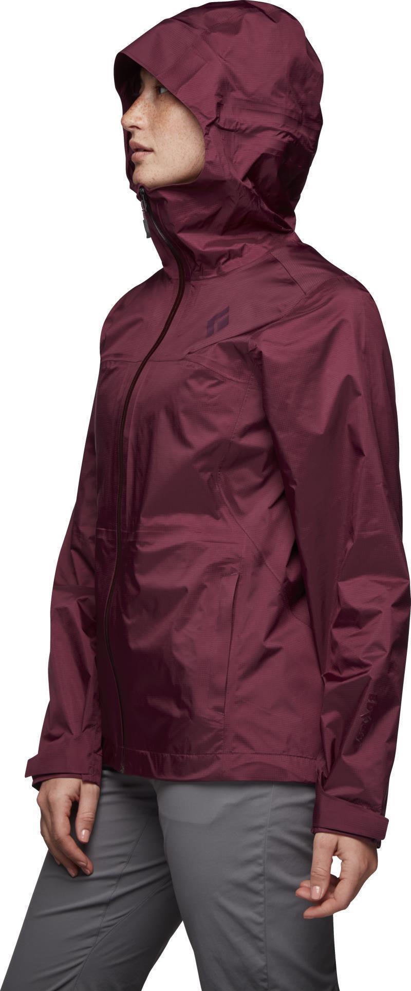 Treeline Rain Shell - Womens - Blackberry 3