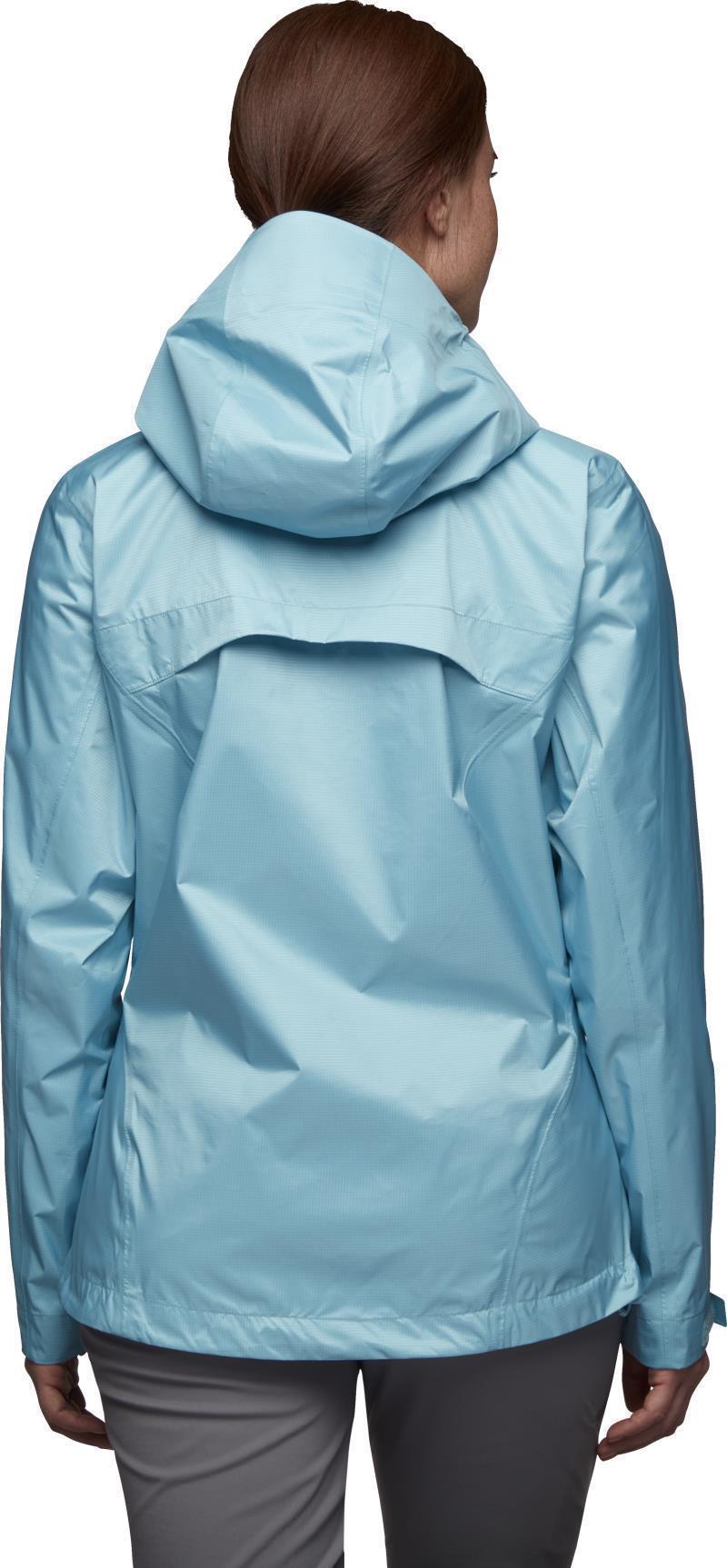Treeline Rain Shell - Womens - Coastal Blue 2