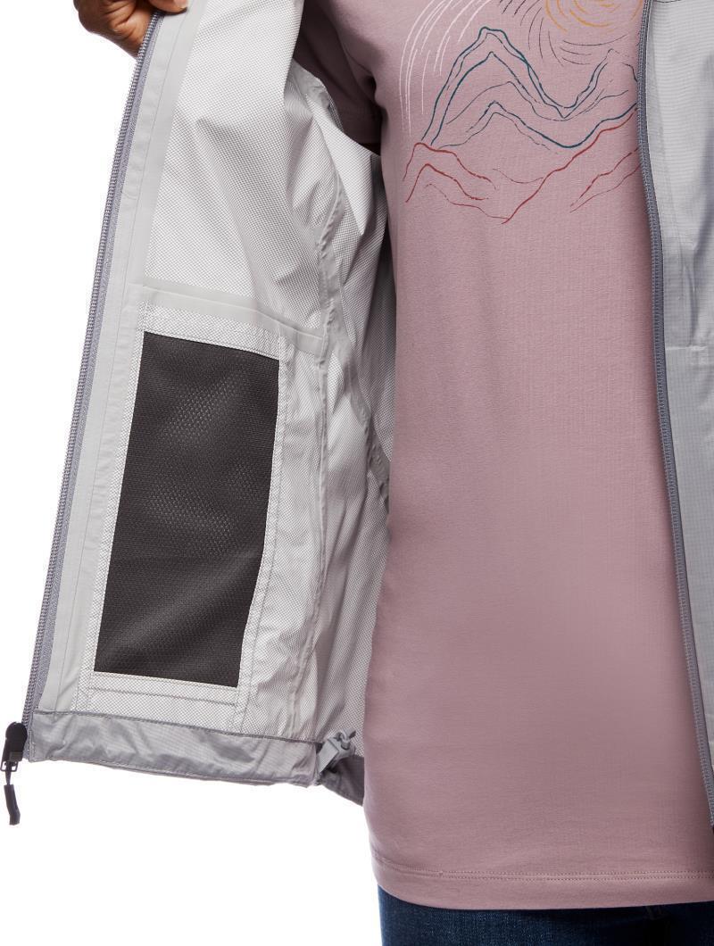 Treeline Rain Shell - Womens - Pewter 7