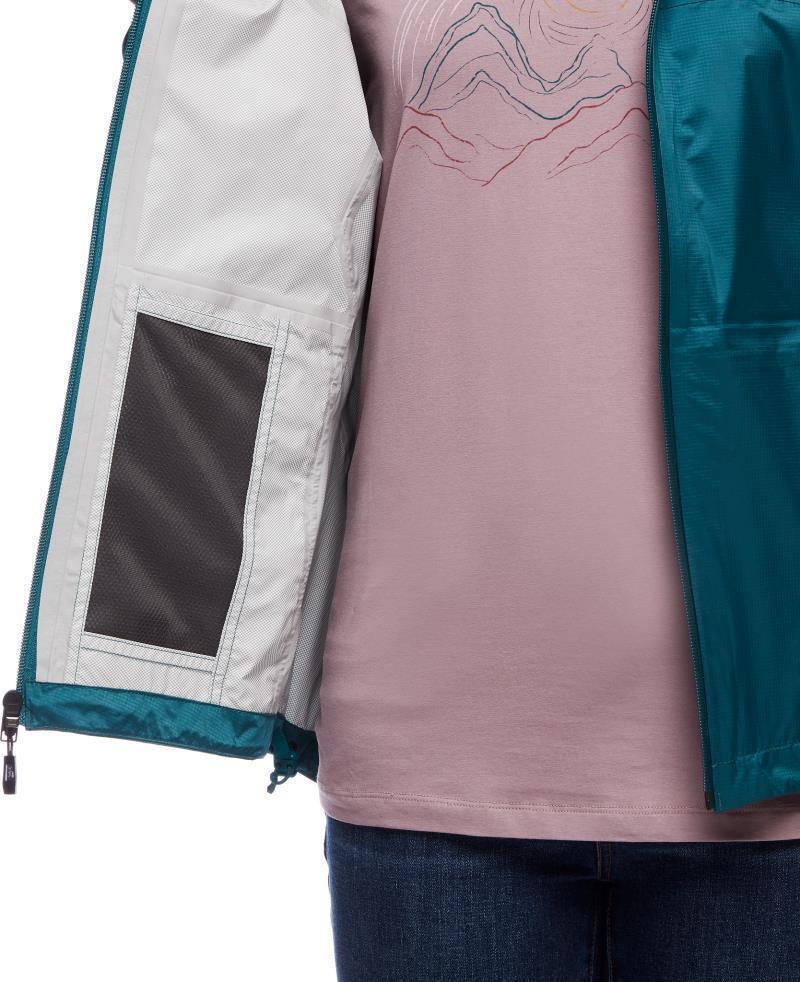 Treeline Rain Shell - Womens - Sea Pine 7