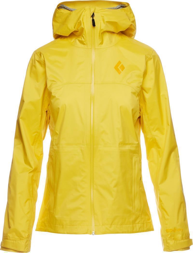 Treeline Rain Shell - Womens - Sunflare 1