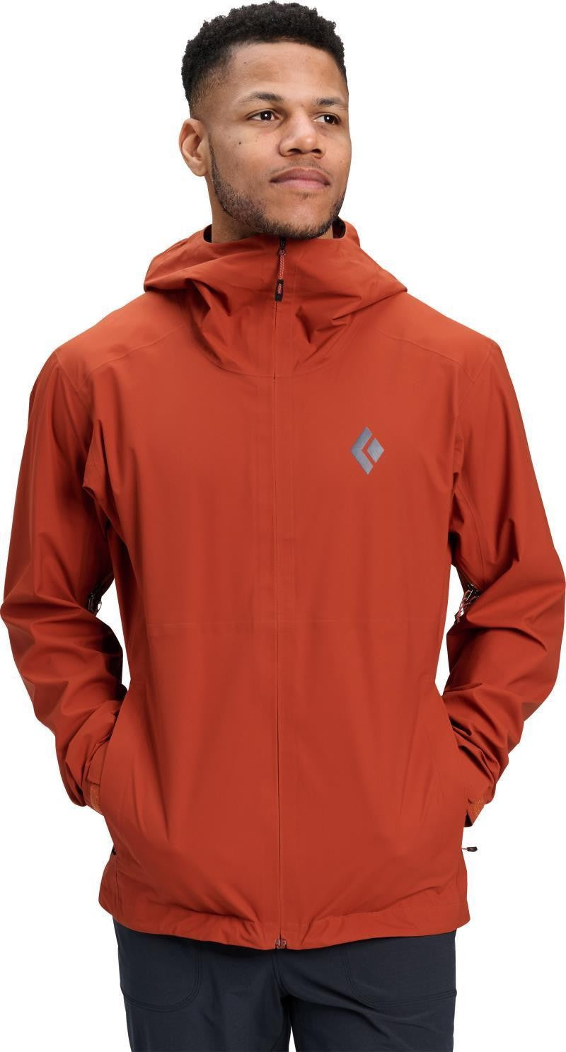 Vaporline Stretch Shell - Mens - burnt sienna 1