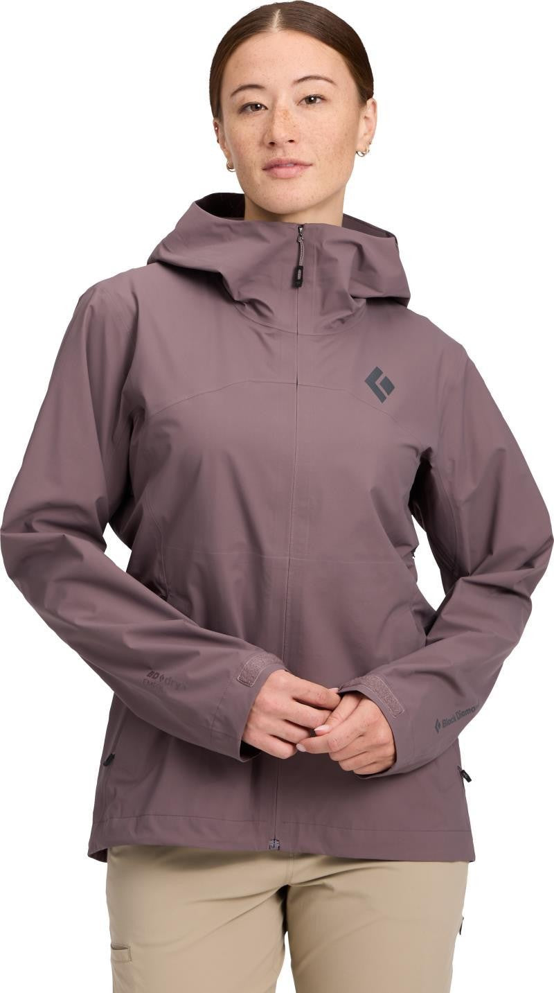 Vaporline Stretch Shell - Womens - dark mauve 1