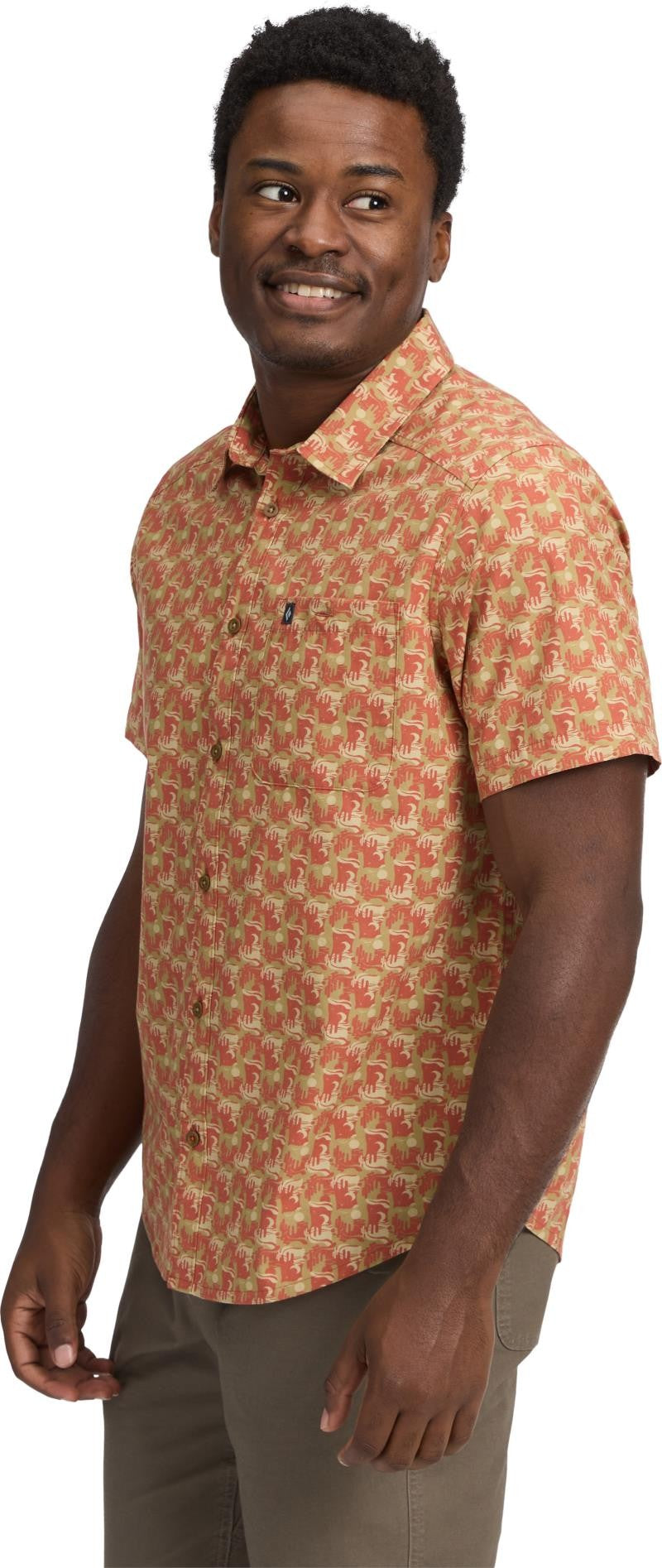 Wingate SS Shirt - Mens - burnt sienna desert tower 1