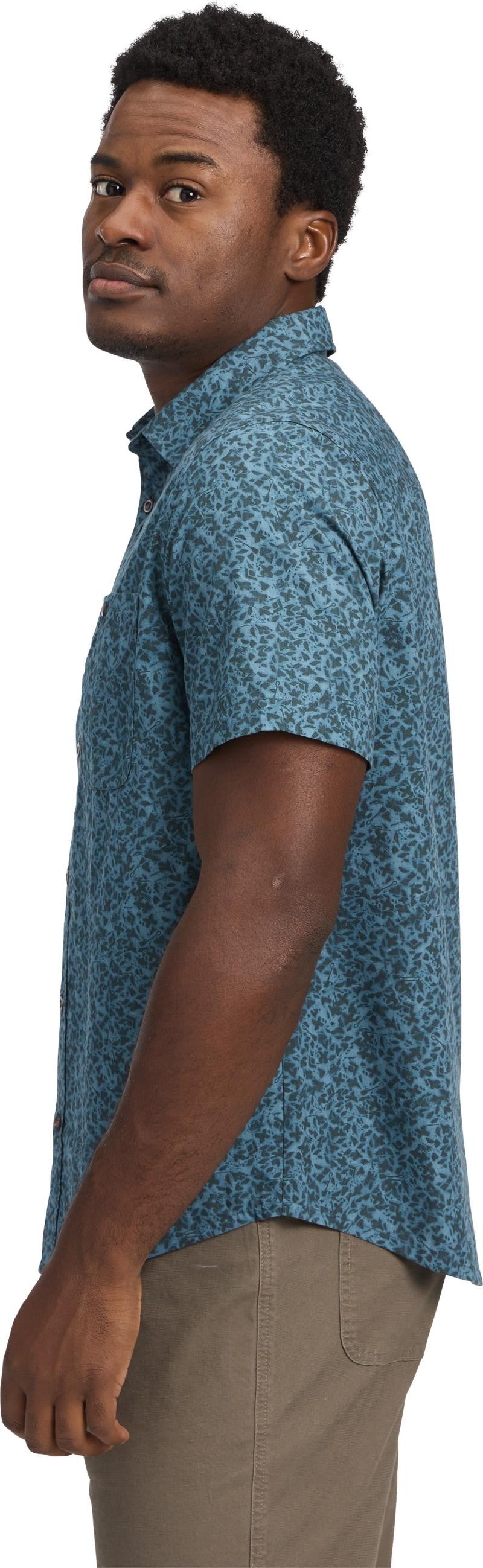 Wingate SS Shirt - Mens - charcoal bd glyphs 1