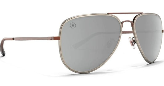 A Series - Mojave Gold, Matte Rose Gold Frame, Silver Polarized Lens - not applicable 1