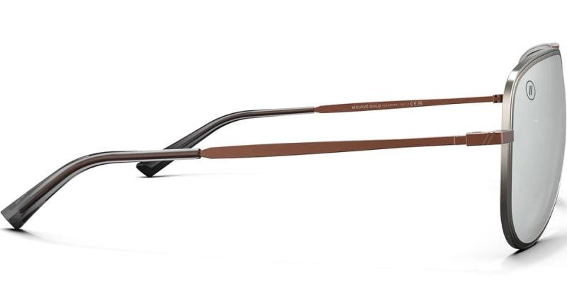 A Series - Mojave Gold, Matte Rose Gold Frame, Silver Polarized Lens - not applicable 1