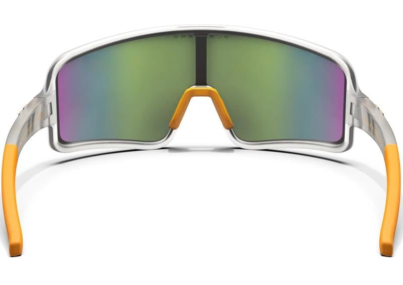 Eclipse - Saturn Cloud, Matte Half Transparent Clear Frame, Polarized Orange Mirror Lens - not applicable 1