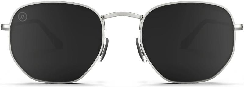 Hexagram - Sterling J, Gloss Silver Frame, Polarized PureBlend Smoke Lens - not applicable 1
