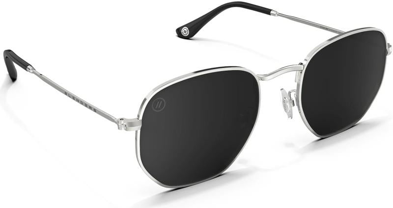 Hexagram - Sterling J, Gloss Silver Frame, Polarized PureBlend Smoke Lens - not applicable 1