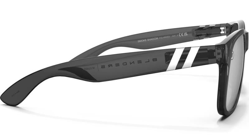 M Class X2 - Smoke Shadow, Crystal Black Frame, Polarized PureBlend  Silver Mirror Lens - not applicable 1