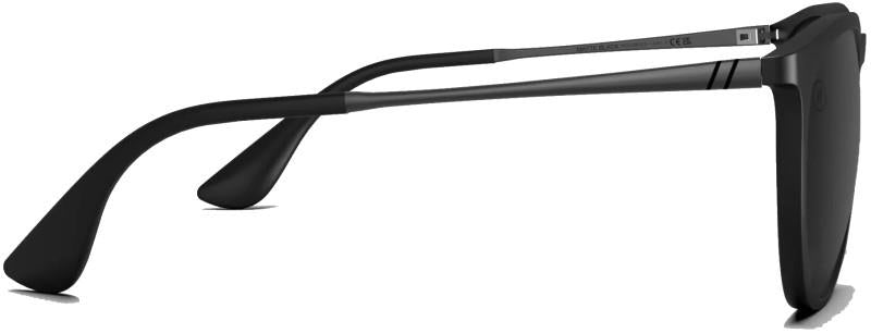 North Park - Matte Black, Matte Black Frame, Polarized Smoke Lens - not applicable 1