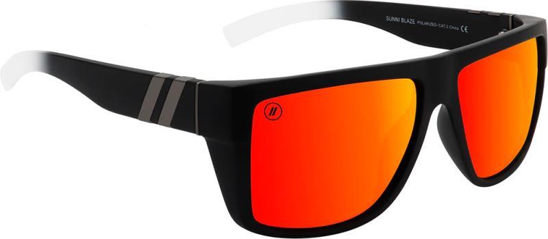 Ridge - Sunni Blaze, Matte Black Frame, Polarized Red Mirrored Lens - Not Applicable 1