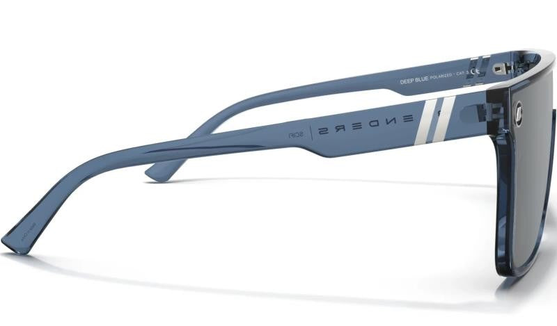 Sci-Fi - Deep Blue, Gloss Crystal Blue Frame, Polarized Smoke Mirror  Lens - not applicable 1