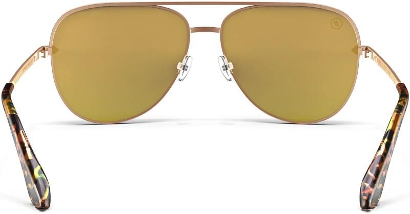 Shadow - Flirt Wagon, Matte Gold Frame, Polarized Champagne Mirror Lens - not applicable 1