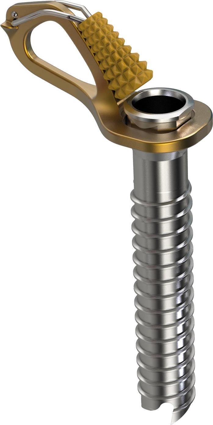 Aero Ice Screw 13cm - Yellow - yellow 1