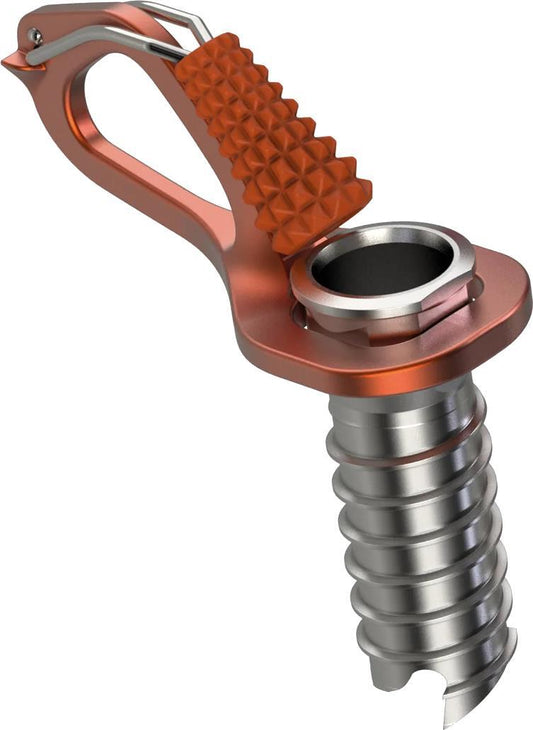 Aero Ice Screw 7cm - Orange - orange 1