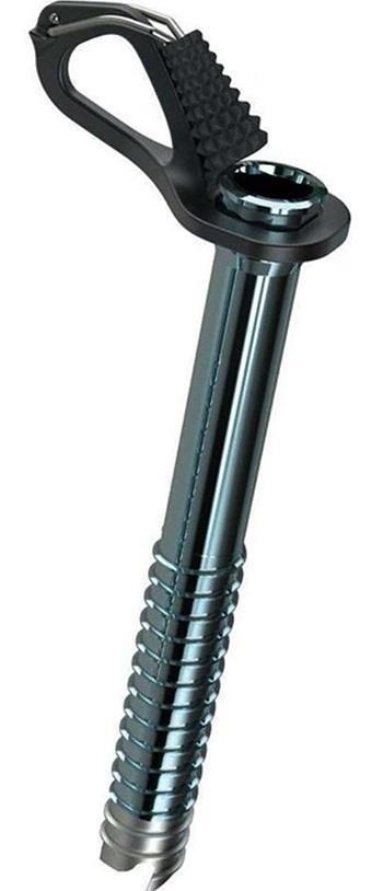 Aero Lite Ice Screw 22cm  - Green 1