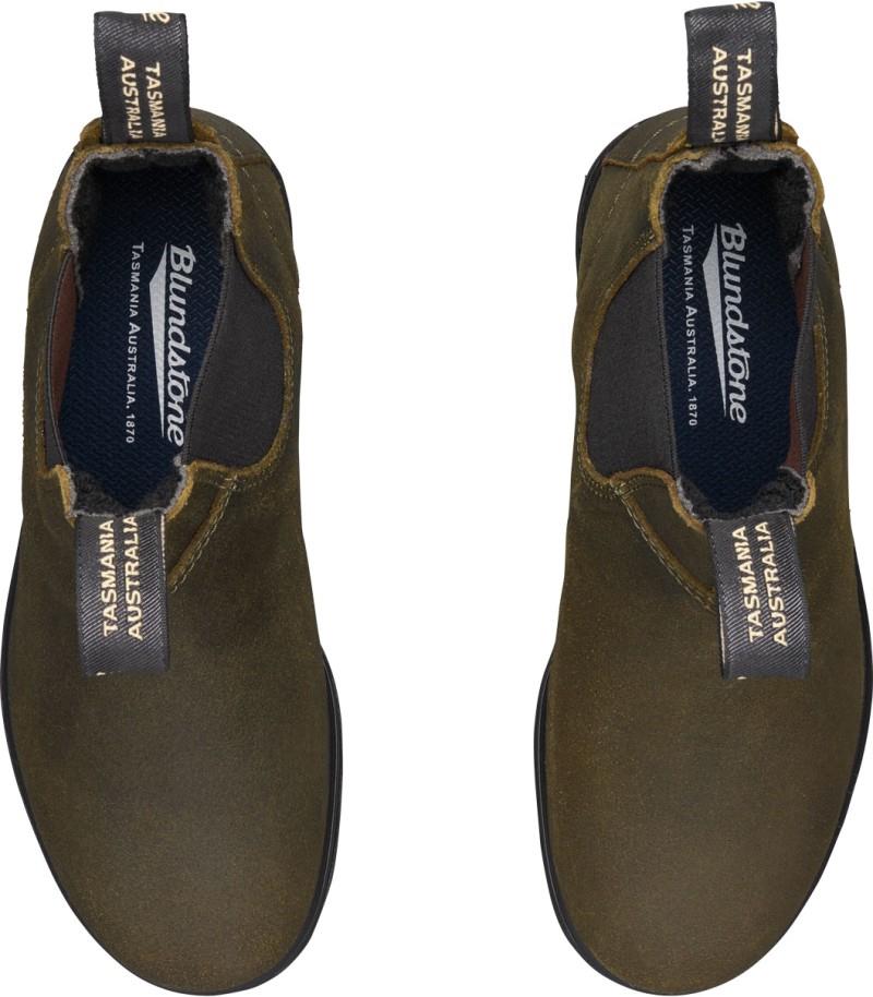 Original - 1615 - Dark Olive Waxed Suede - not applicable 1