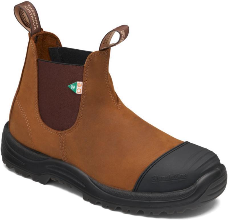 Work & Safety with Rubber Toe Cap - 169 - Saddle Brown - Not Applicable 1
