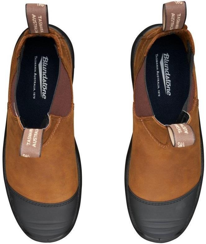 Work & Safety with Rubber Toe Cap - 169 - Saddle Brown - Not Applicable 5