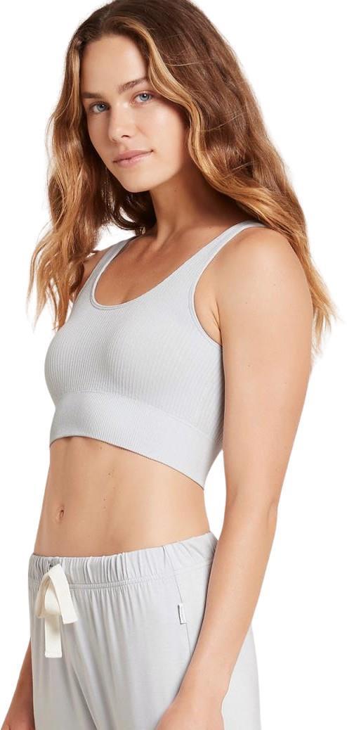 Ribbed Seamless Bra - dove 1