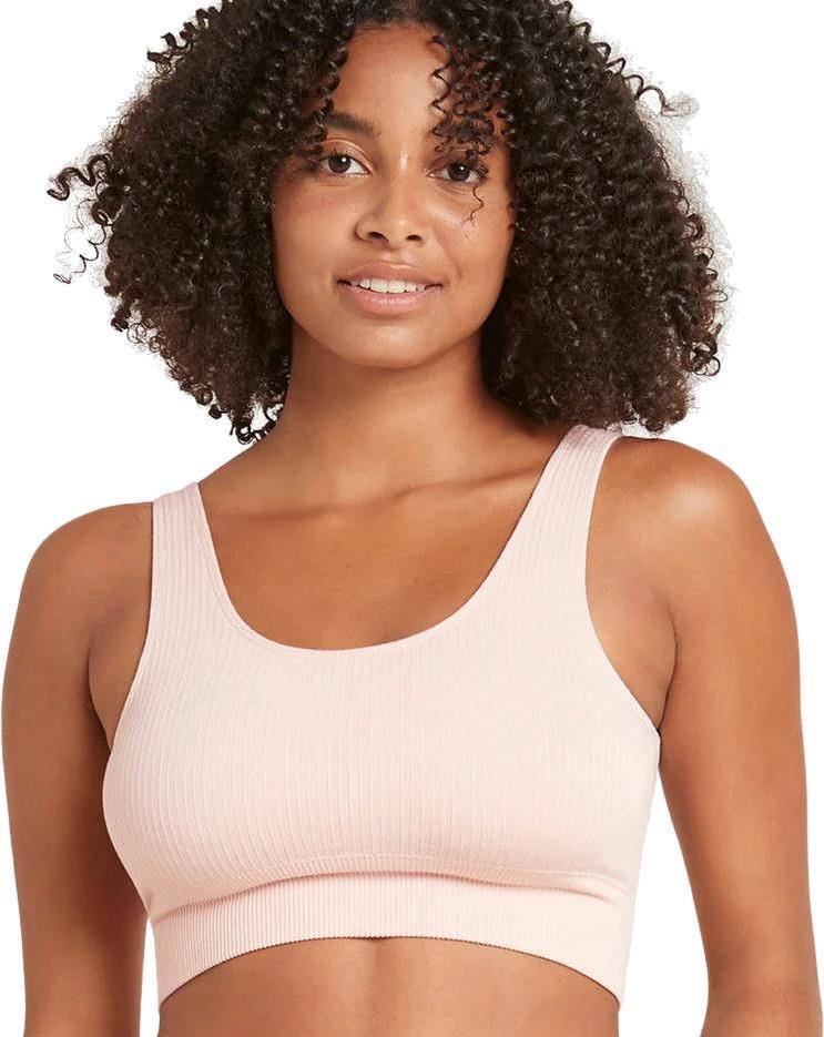 Ribbed Seamless Bra - nude 1