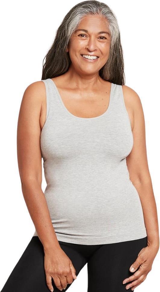 Tank Top - Womens - light grey marl 1