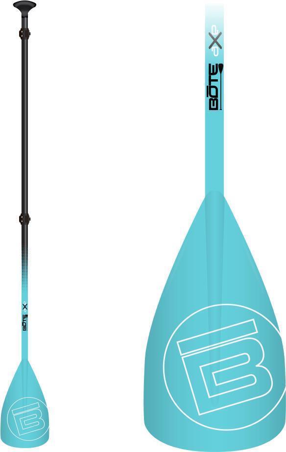 3 Piece Adjustable Fiberglass Sup Paddle - Blue 1