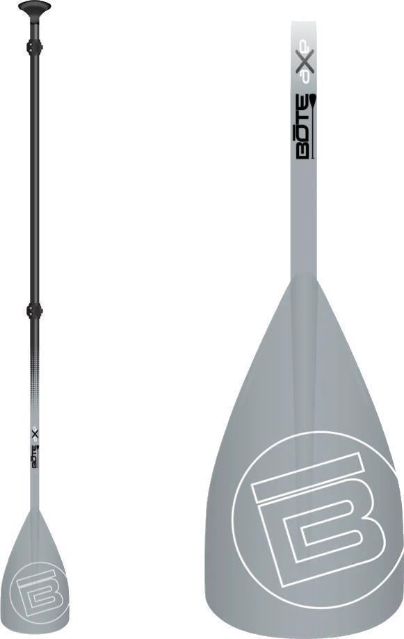 3 Piece Adjustable Fiberglass Sup Paddle - Grey 1