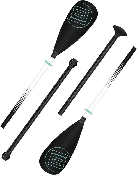 Kids 4pc Hybrid Paddle - Fibreglass - black 1