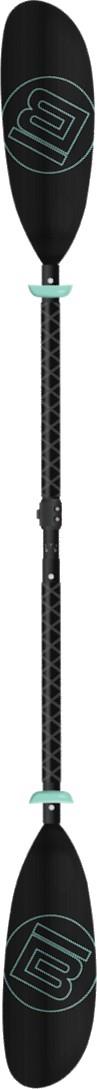 Kids 5pc Kayak Paddle - Fibreglass - black 1