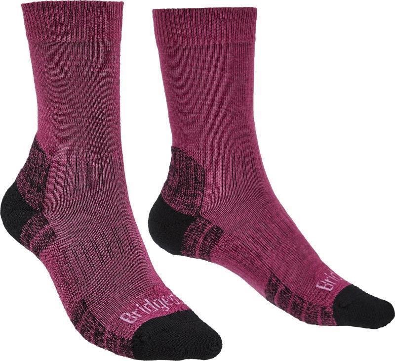 Hike Lightweight Merino Endurance Boot Socks - Womens - berry 1