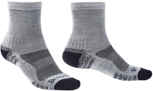 Hike Lightweight Merino Performance 3/4 Crew Socks - Mens - silver / navy 1