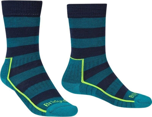 Hike Lightweight Merino Performance Boot Socks - Pattern - Mens - petrol / navy 1