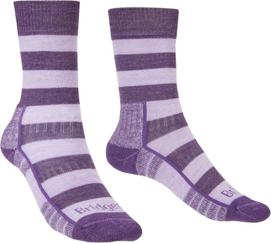 Hike Lightweight Merino Performance Boot Socks - Pattern - Womens - lilac / purple 1
