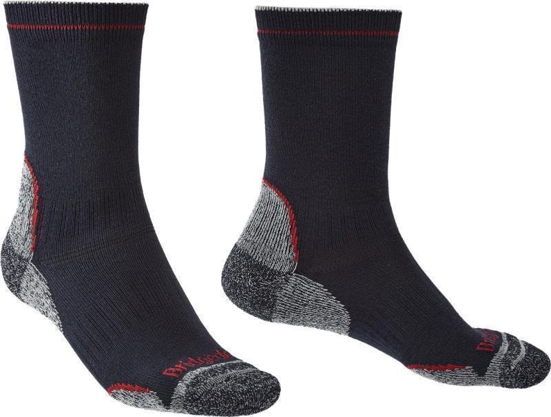 Hike Lightweight T2 Boot Socks - Mens - Navy / Red 1
