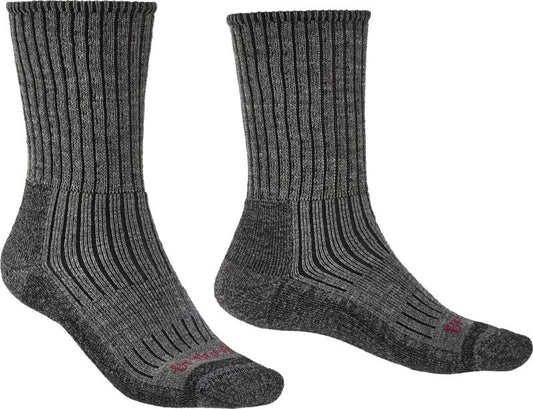 Hike Midweight Merino Comfort Crew Socks - Mens - charcoal 1