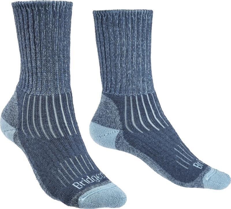 Hike Midweight Merino Comfort Crew Socks - Womens - blue 1
