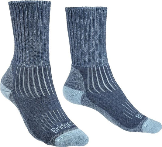 Hike Midweight Merino Comfort Crew Socks - Womens - blue 1