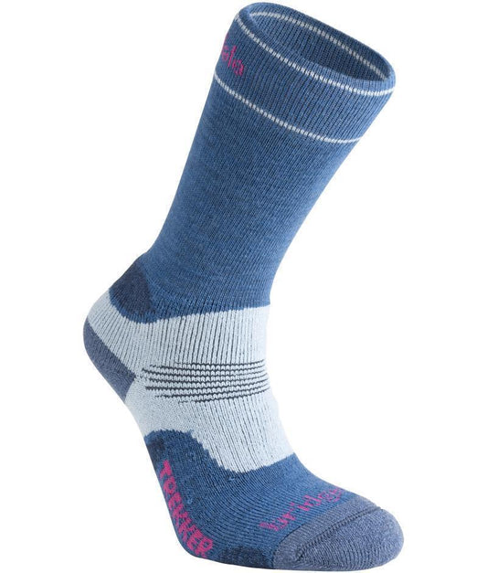 Hike Midweight Merino Endurance Boot Socks - Womens - Blue Sky 1