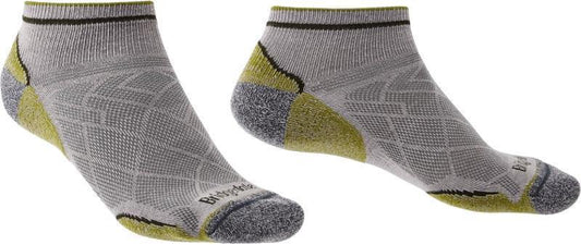 Hike Ultra Light T2 Low Socks - Mens - grey / green 1