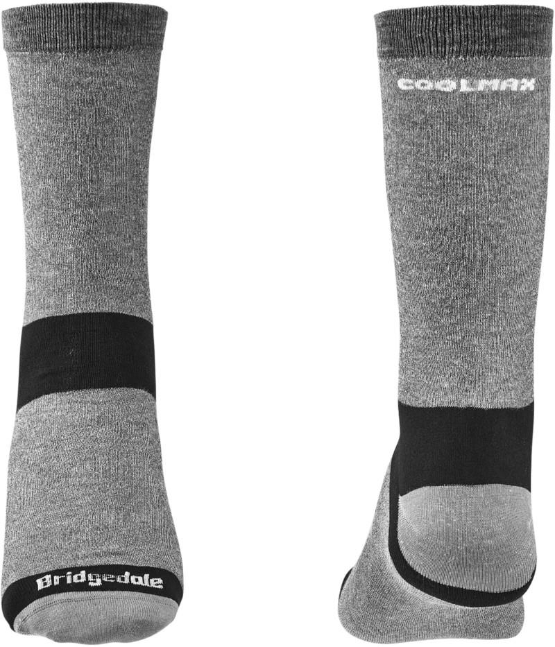 Liner Coolmax Performance Crew Socks - Mens - 2-Pack - grey 1