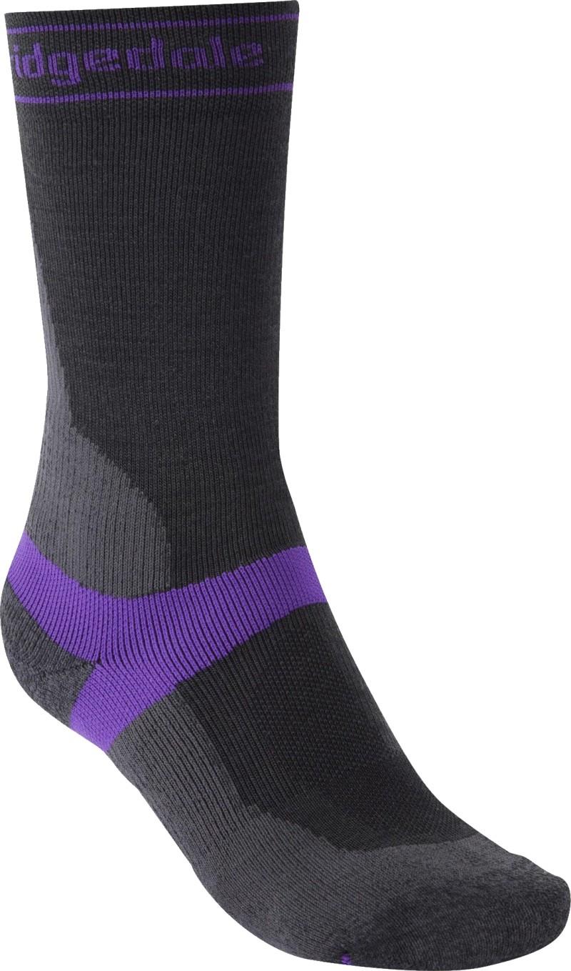 MTB/Gravel Midweight T2 Merino Sport Boot Socks - Womens - charcoal 1