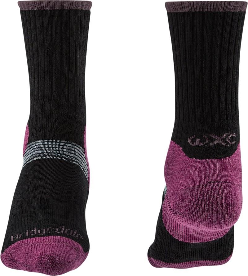 Ski Cross Country Merino Performance Boot Socks - Womens - black 1
