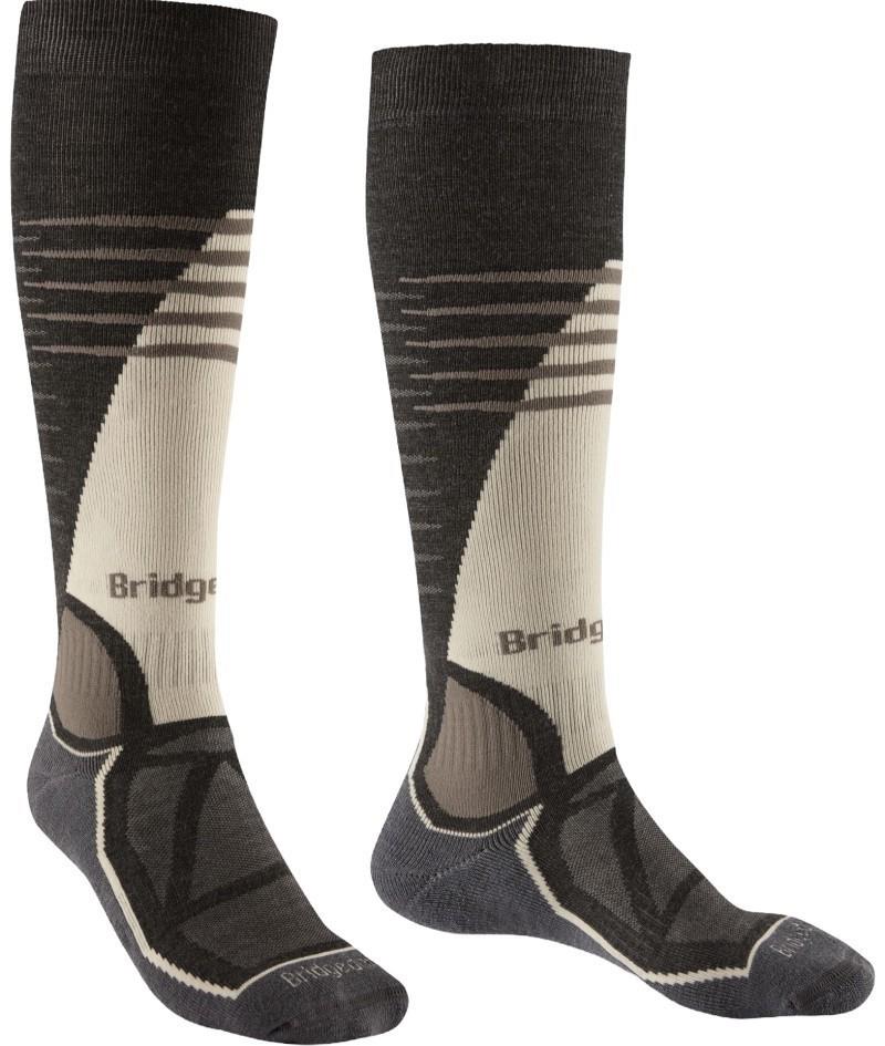 Ski Midweight Merino Performance OTC Socks - Mens - graphite / bungee 1