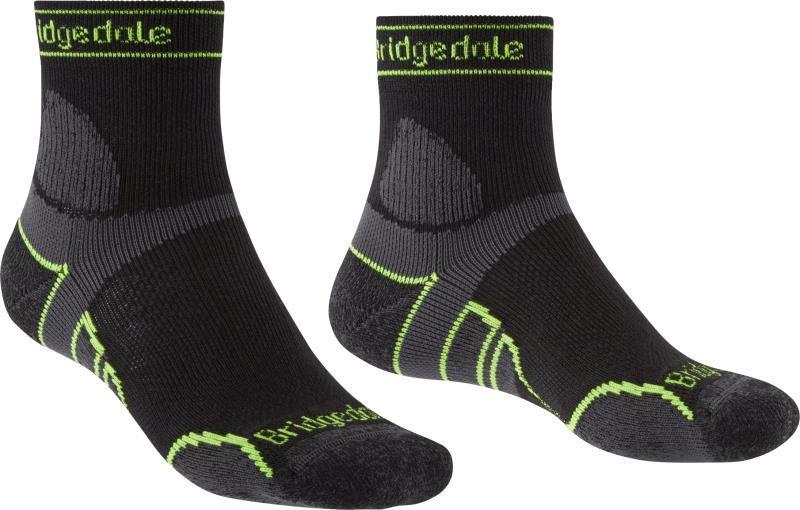 Trail Run Lightweight T2 Merino Sport 3/4 Crew Socks - Mens - Black 1
