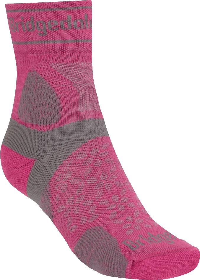 Trail Run Ultralight T2 Merino Sport 3/4 Crew Socks - Womens - pink 1