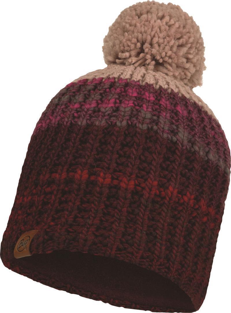 Alina Knitted Beanie - 120838.632.10.00 - alina maroon 1