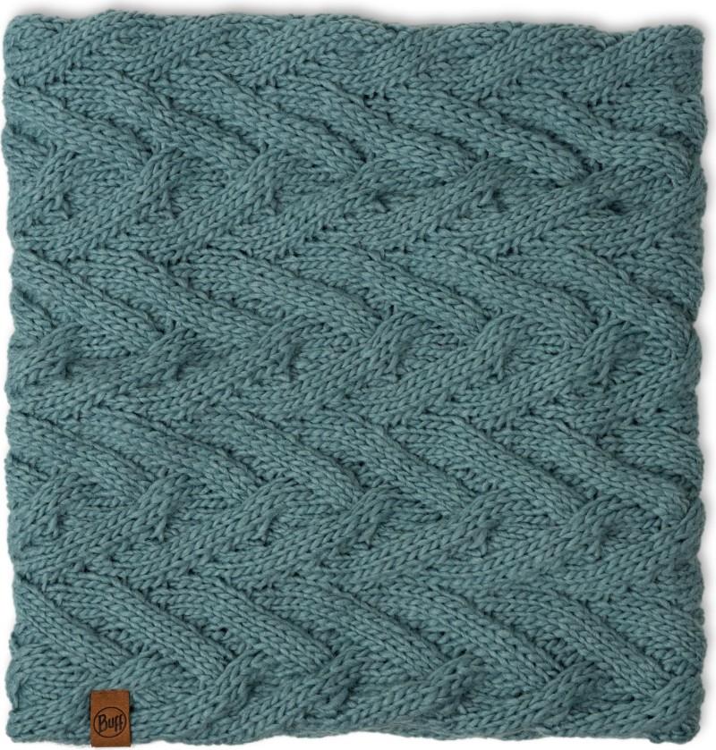 Caryn Knitted & Fleece Neckwarmer - caryn blue glass - 123518.770.10.00 1